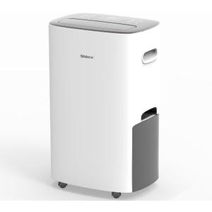 Shinco 86 Pints Dehumidifier for Home and Basements, 5000 Sq.Ft Dehumidifiers with Drain Hose, Auto or Manual Drainage, Auto Defrost, Quietly Remove Moisture, Intelligent Humidity Control, 24HR Timer