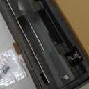 16-Inch Floating Tempered Glass Bathroom Shelf with Towel Bar - Chrome Polished & Stainless Steel, Wall Mount