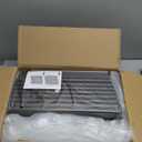 LOKEME Wardrobe Closet,Portable Closet for Bedroom Steel Pipe Diameter 19mm Strong and Sturdy Black Portable Closets for Hanging Clothes with 3 Hanging rods, 6 Storage Shelves and Side Pockets