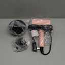 FUNTIN Hair Dryer, Blow Dryer with Diffuser Brush for Women 4C Thick Hair Ionic Hair Dryer(Baby Pink)