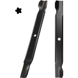 42 inch Deck Lawn Mower Blades,138971 Mulching Blades with 5 Point Star, Compatible with LT1000 LT2000 T110 YT3000, Repalce for 138971, 134149, 138498, 532138971