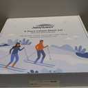 sunflower Cotton Queen Sheet Set - Queen Size Sheet Deep Pocket Up to 16 inches, White Queen Sheet Set, 4-Piece Luxury Hotel Quality Sheet with Silver Trimmed Design