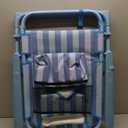Suteck Backpack Beach Chair, 6-Positions Beach Chairs for Adults with Cooler Bag, Reclining Beach Chair with Cup Holder Folding Camping Chair for Sand Outdoor
