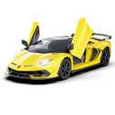 AEROQUEST Lamborghini Remote Control Car, Officially Licensed 1:14 Lambo RC Car for Boys Girls Birthday Gift, Yellow