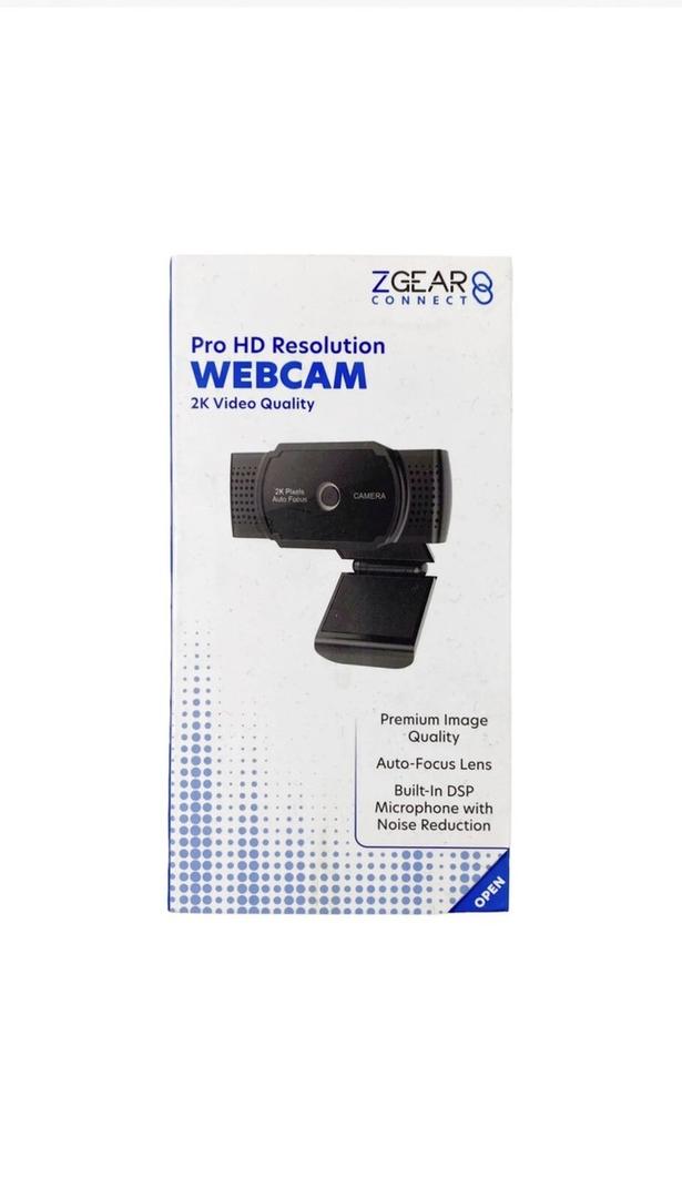 ZGEAR WEBCAM 2K Video Quality