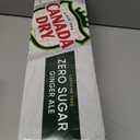 Canada Dry Zero Sugar Ginger Ale Soda, 12 fl oz cans, 12 pack (EXP 10/24/26)