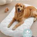Yoofoss Waterproof Crib Mattress Protector, Quilted Crib Mattress Pad Cover Ultra Soft and Breathable, Machine Washable Toddler Mattress Protector for Standard Baby Crib Size 52''x28''