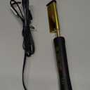 Red by Kiss Hot Comb Hair Straightener 450 Degrees, Straight Teeth Electric Heating Comb, Pressing Comb Brush for Straightening Hair and Beard, Curling Iron for Natural Black Hair