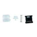 GATERON KS-33 Low Profile Silent 2.0 Keyboard Switches, Linear 3 Pin SMD LED Factory Pre-lubed for Low Profile Mechanical Keyboard (35, White)