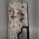 Petitian for Samsung Galaxy S25 Ultra Case with Wallet - Women Girls Cute Girly Aesthetic Unique Design Leather Credit Card Holder Cardholder Stand Wristband for S25 Ultra, Vin Flower