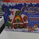 Advent Calendar 2025 for Kids Adults Teens, Christmas House Building Blocks Coundown Calendar Christmas New Year Gift Box with Xmas Tree Cottage Santa Bricks Toys Set for Boys Girls Women Men Age 6+