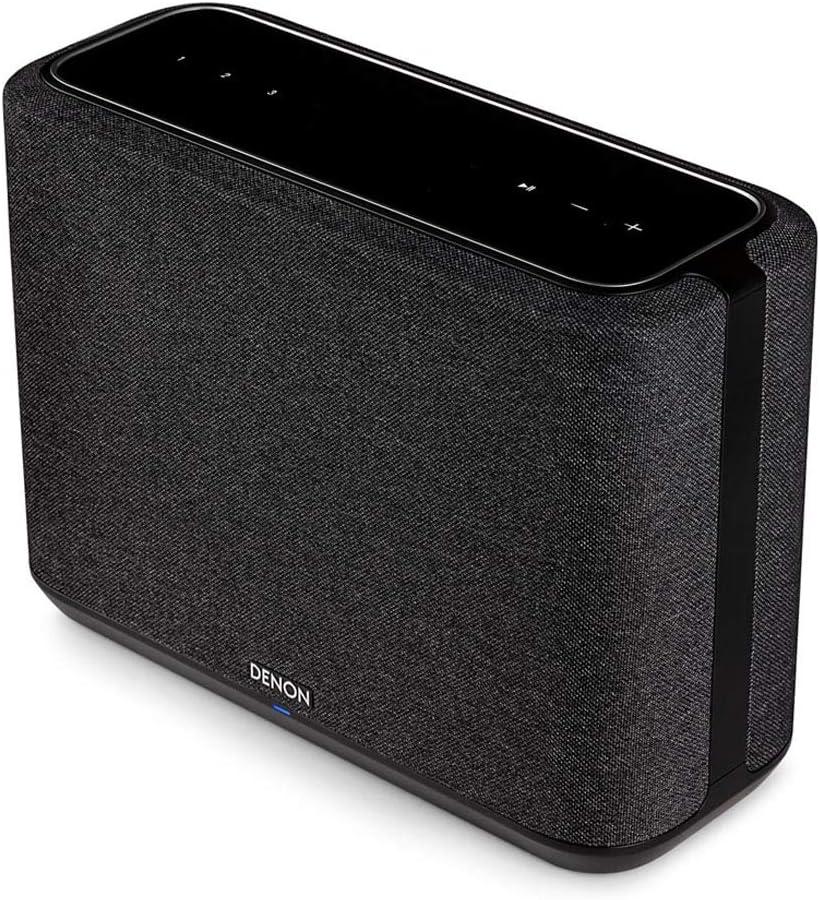 Denon Home 250 Wireless Smart Speaker  Mid-Size, Stereo Sound, Wi-Fi & Bluetooth, HEOS Built-in, Alexa Built-in, Siri & AirPlay 2, Spotify Connect, Multi-Room Support, Black