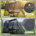 Pop up Mosquito Net for Lounge Chair, 78.7 Inch Portable Screen Shelter