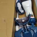 Pool Vacuum for Above Ground Pool with a Telescopic Pole, Running time up to 1H, Handheld Rechargeable Pool Cleaner with Powerful Suction up to 18.5 gallons/min, Ideal for Leaves & Debris, PC10