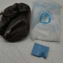 RightOn Gray Wig Long Curly Gray Wigs with Bangs Grandma Grey Wigs for Women Daily Party Hairnet Include