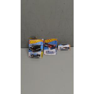Pack Of 3 Hot Wheels Cars (Turbine Sublime, Ice Shredder, Hotweiler)