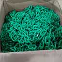 Mr. Chain Heavy-Duty Plastic Barrier Chain, Green, 2-Inch Link Diameter, 500-Foot Length (51004-500)