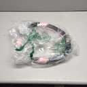 Leather Car Steering Wheel Cover, Non-Slip Car Wheel Cover Protector Breathable Microfiber Leather Universal Fit for Most Cars(Pink)