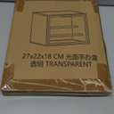 Acrylic Display Case for Collectibles Clear Display Box for Figures with Magnetic Door, Stackable Design, Dustproof, Miniature Display Shelf for Action Figures,Display Box Display Case(1PCS)