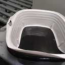 Arm & Hammer Rimmed Cat Litter Box with High Sides and Microban, Made in USA
