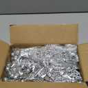 Sggvecsy 30 Pcs 3 Styles Christmas Glitter Poinsettia Flowers Artificial Berry Picks Christmas Tree Ornaments Artificial Christmas Flowers with Clips for Xmas Wreath Wedding Floral Decorations(Silver)