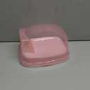 kathson Dwarf Hamster Dry Bathroom, Chinchilla Sauna Toilet Plastic Sand Bath House Ideal for Gerbils, Hedgehog, Squirrel and Other Small Animals (Pink)