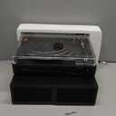 Vinyl Record Player with Speakers,Bluetooth Portable Turntable for Vinyl Records,Phonograph LP Player with 3 Speed USB RCA in Vintage Black