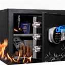 2.0 Cuft Fireproof Waterproof Safe Box, 60-Min 1700℉ Protection