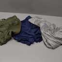 5 Pack Mens Sweatpants Open Bottom Joggers for Men with Zip Pockets Loose Fit Mesh Athletic Pants for Running,Casual, Size L (Large, Black,Dark Gray,Light Gray,Navy,Army Green)