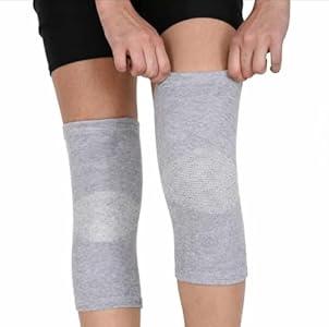 Onecompress - One Compress Premium Bamboo Knee Sleeve Rayon Derived from Bamboo (52-58cm Thigh)