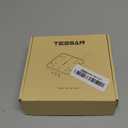 TESSAN Surge Protector Flat Extension Cord 5Ft, Flat Plug Power Strip with 4 Outlets 3 USB Ports (1 USB C), 900 Joules Protection, Multiple Wall Outlet Extender Suitable for Home Office Dorm, Grey