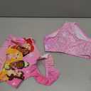 Disney Elsa Princess Toddler Girls Two Piece Tankini Top and Bow Tie Bikini Bottom Beach Swimsuit Set, 5-6Y