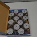 24 Pcs Chair Leg Floor Protectors Round, Silicone Felt Furniture Leg Pads Caps Covers for Hardwood Floors (Fit 1-5/16" to 2") (Clear)