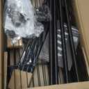 DUMOS 5-Tier Metal Wire Storage Shelves, Adjustable Standing Storage Rack Shelf, Heavy Duty Steel Shelving Unit Organizers for Kitchen Bathroom Pantry Garage, 23.1" W13.4" D59.5" H, Black