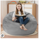 Kids Grey Magic Bean Bag Chair Magic Bean Bag Brand Kids Color Grey 