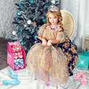 Girls Play Set! Princess Dress Up Shoes and Tiara (3 Pairs of Shoes + 1 Tiara) Role Play Collection Fashion Princess Shoe for Little Girls