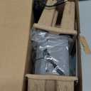 i box Dawn FM Radio, Bluetooth Wireless Speaker, Fast Charging, Clock Radio, LED Display, USB Charger, Dimmable Night Light, Alarm Clock Feature, Wireless Charger, Digital Clock, Dual Alarm (Grey) (Gray)