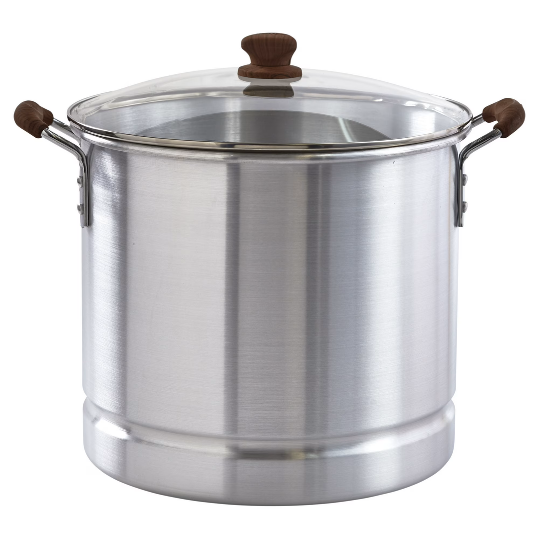 IMUSA 40 Qt Tamale Steamer Vaporera Stock Pot Aluminum Tamalera 10 Gallons