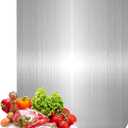 Titanium Cutting Board - 100% Pure Titanium Cutting Boards for Kitchen, Food Grade 304 Stainless Steel Cutting Board Set for Meat Fruit & Vegetable (15.4 * 11Inch)