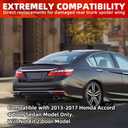 ECOTRIC Rear Trunk Spoiler Wing Compatible with 2013-2017 Honda Accord 4 Door Sedan