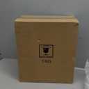 2 PCS 1.5 Gallon Drink dispenser, Glass Beverage Dispenser With Wood Stand, Large Water Drink Dispensers for Parties With Stainless Steel Spigot, Ideal for Lemonade,Juice, Tea, and Party Drinks