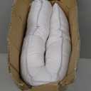 Thin Pillow for Stomach and Back Sleeper Low Pillow Flat Bed Pillow Flat Design Pillows Ultra Slim 2.5 Inches Deeper Sleep (Pack of 1)