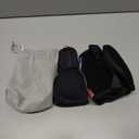 Travel Pillows for Airplanes, Airplane Pillow for Long Flight, Airplane Head Strap with Eye Mask for Sleep, Travel Neck Pillow for Car Road Trip, 360 Support Headrest, Stop Bobblehead, Black