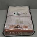 105 Inch Custom Curtains for Living Room, Unique Cream Ivory Soft Thick Linen Sheer Curtains Pleated Privacy Light Filtering Neutral Decorative Drapes for 104-106 In Large Window 2 Panels W52"xL105" (Birch)