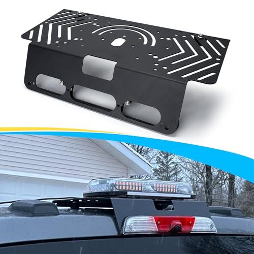 TOPOWN Metal Drill-Free Light Bar Cab Mount for Ford F-150 (2015+) for Ford F-250-F-550 (2017+), Fit for Magnetic Light Bar and Magnetic Antenna, Support Bolt-on Mounting, Metal Light Bar Mount