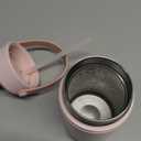 12 oz Kids Insulated Water Bottle for School: 2-in-1 Straw Spout Lid, Leakproof, BPA-Free, Keep Cold 24H, Insulated Stainless Steel Cup for Travel, Camping, Gift for Girls Daughters (Cotton Candy)