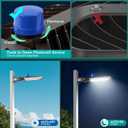 240W LED Parking Lot Light Dusk to Dawn Photocell 5000K Commercial Outdoor Area Light IP65 Waterproof 100-277V 36000LM Wall Mount