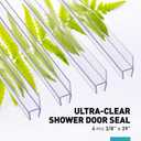 4PCS 3/8" X 39" Shower Door Seal Strip