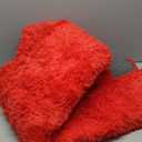  Fluffy Red Rugs for Living Room Bedroom 3x6, Soft Plush Fuzzy Shaggy Rugs for Kids Girls Boys Room Decor, Washable Indoor Floor Carpets