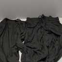 ZESICA Women's 2 Piece Lounge Sets Fall 2026 Casual Long Sleeve Boat Neck Ribbed Tops Wide Leg Pants Outfits with Pocket,Black,Large